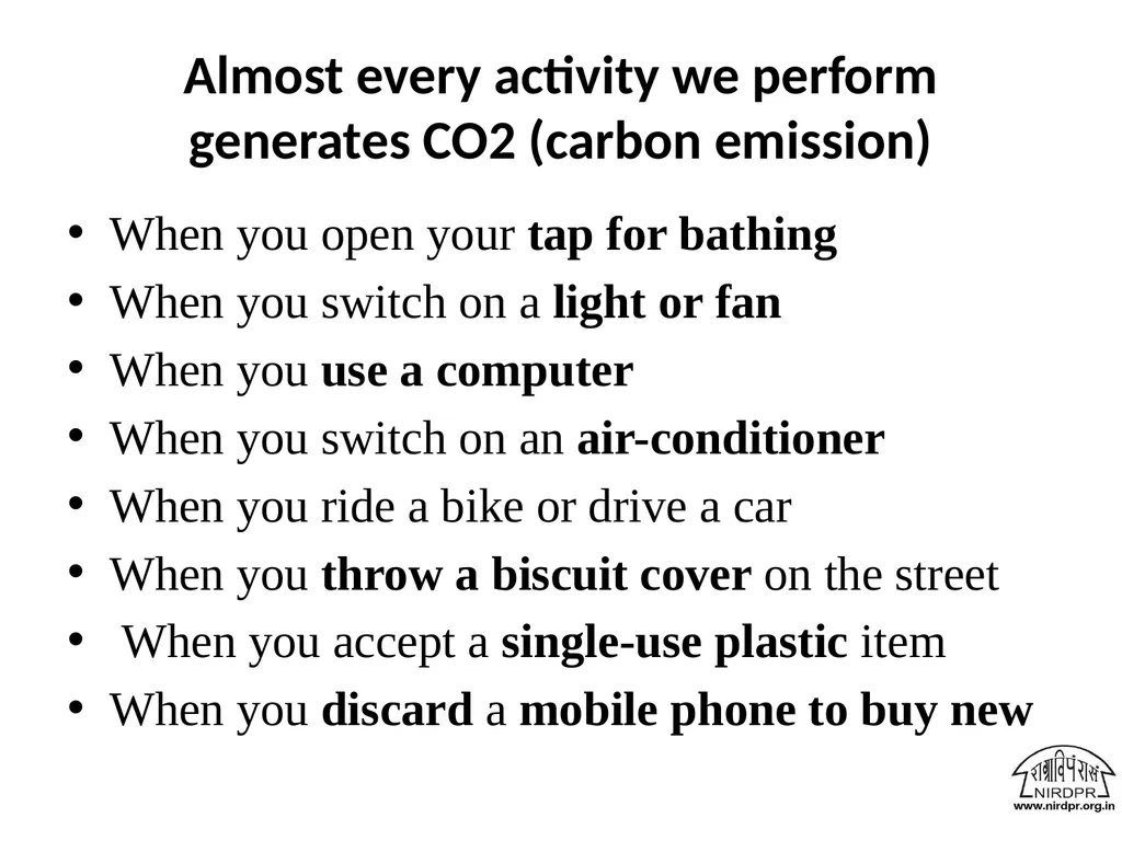 What is Carbon Footprint? What is - slide 8 of 44
