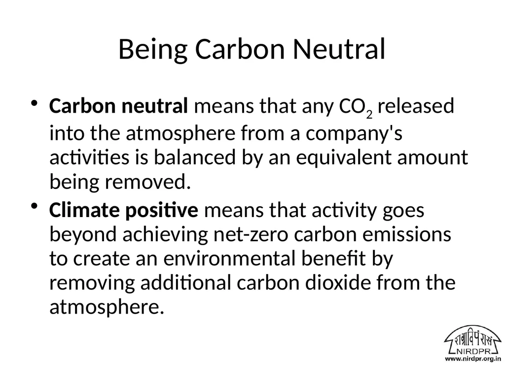 What is Carbon Footprint? What is - slide 31 of 44