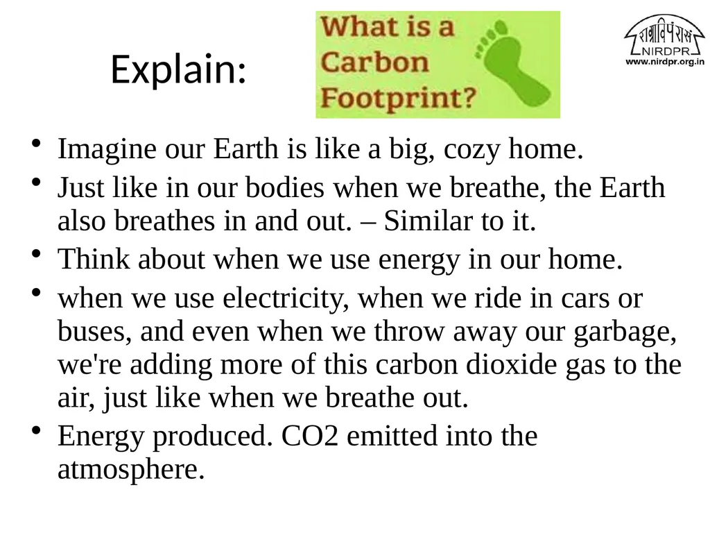What is Carbon Footprint? What is - slide 6 of 44