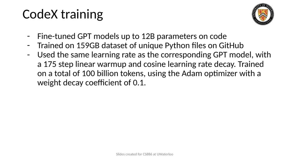 Lecture 9: Large Language Models Presenters: - slide 35 of 83