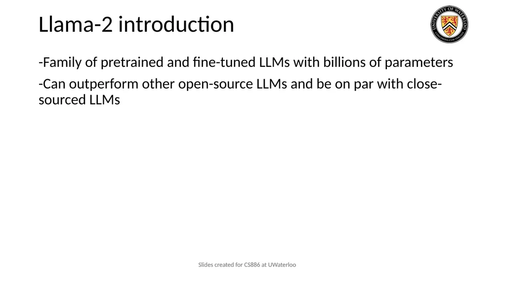 Lecture 9: Large Language Models Presenters: - slide 42 of 83