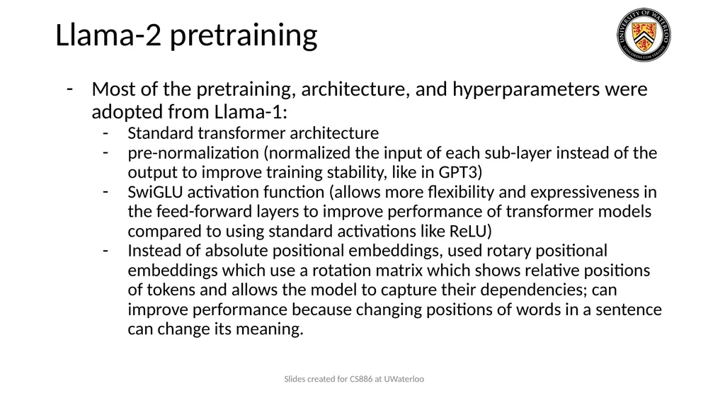 Lecture 9: Large Language Models Presenters: - slide 43 of 83