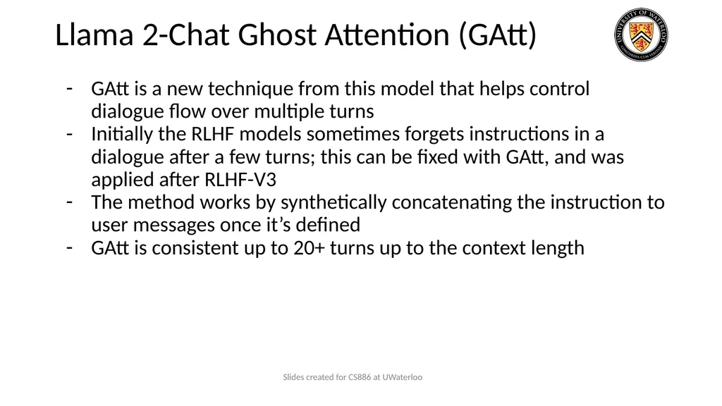 Lecture 9: Large Language Models Presenters: - slide 54 of 83