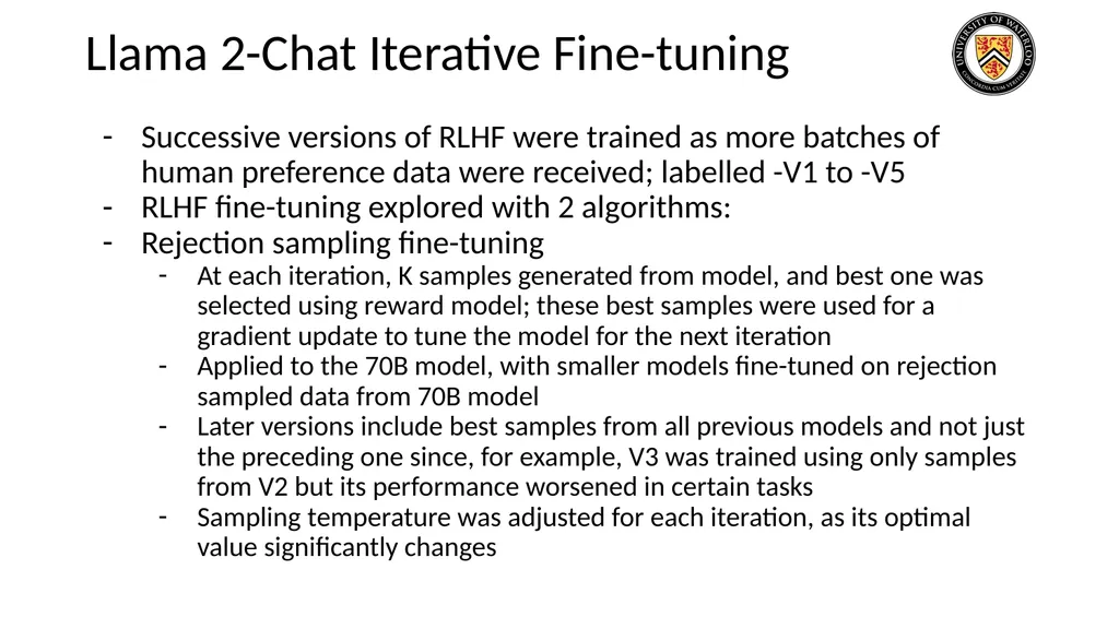 Lecture 9: Large Language Models Presenters: - slide 52 of 83
