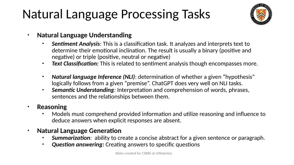 Lecture 9: Large Language Models Presenters: - slide 5 of 83
