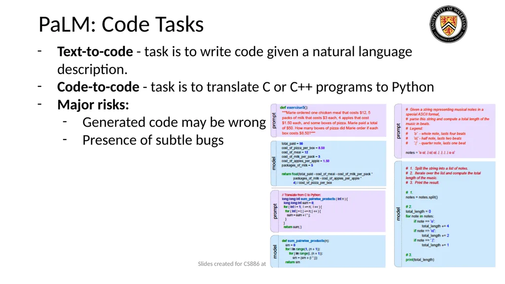 Lecture 9: Large Language Models Presenters: - slide 77 of 83