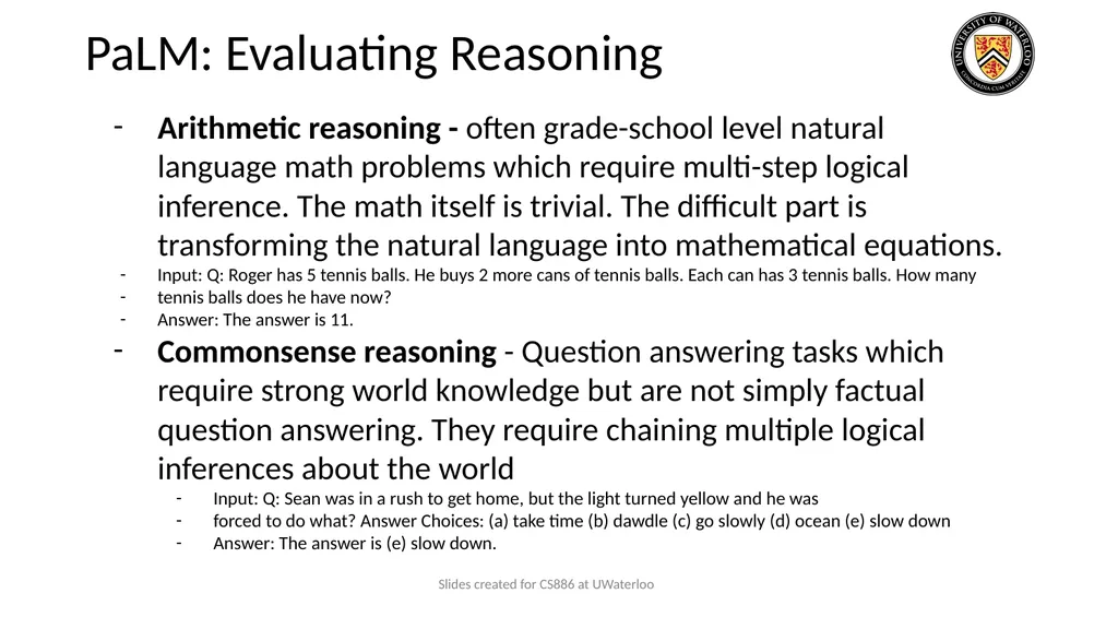 Lecture 9: Large Language Models Presenters: - slide 74 of 83
