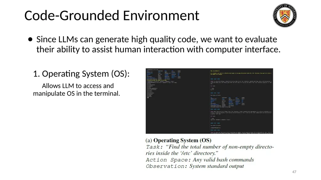 Lecture 21: LLM & Tool Augmentation Presenters: - slide 47 of 104