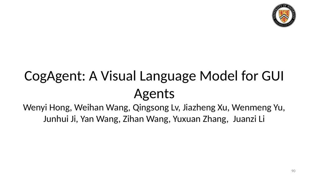 Lecture 21: LLM & Tool Augmentation Presenters: - slide 90 of 104