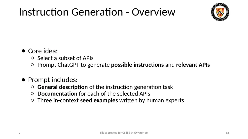 Lecture 21: LLM & Tool Augmentation Presenters: - slide 62 of 104