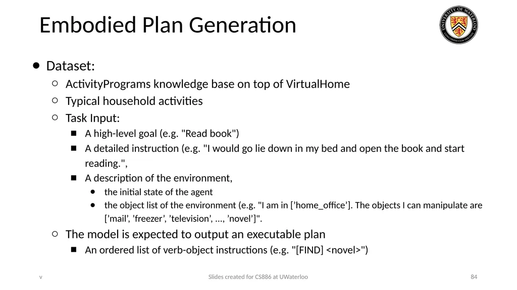 Lecture 21: LLM & Tool Augmentation Presenters: - slide 84 of 104