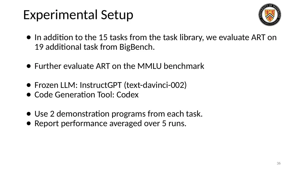 Lecture 21: LLM & Tool Augmentation Presenters: - slide 36 of 104