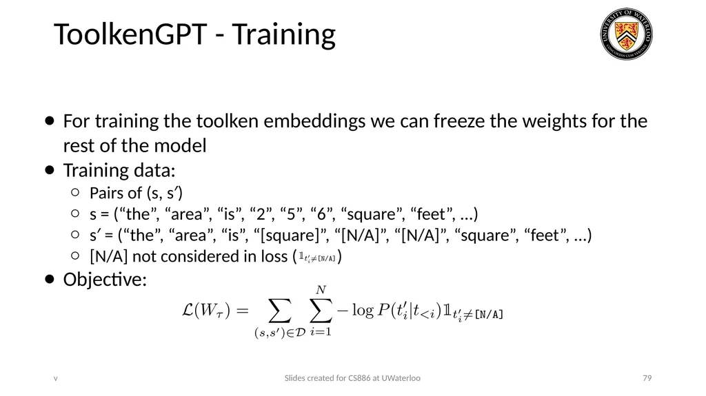 Lecture 21: LLM & Tool Augmentation Presenters: - slide 79 of 104
