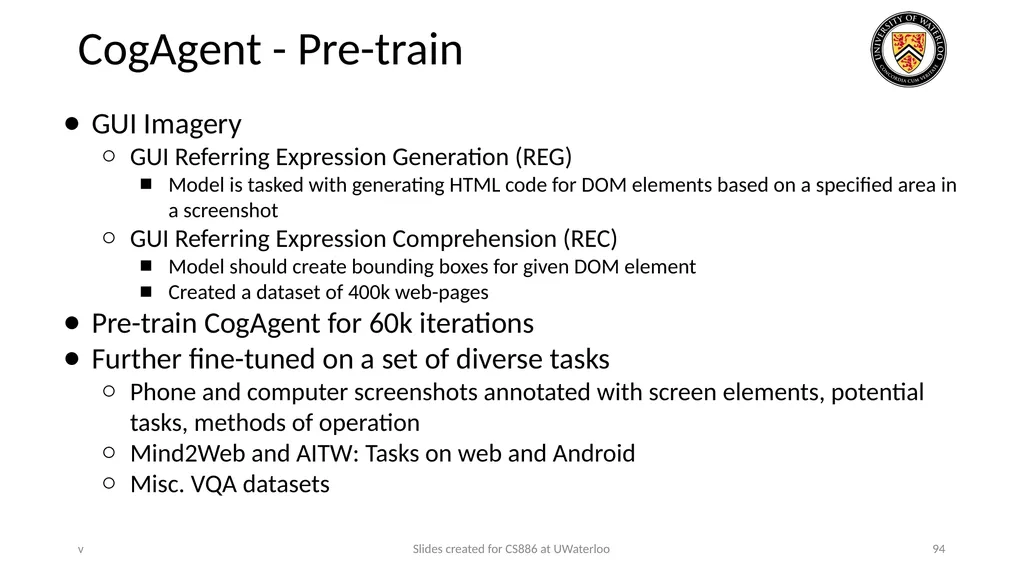 Lecture 21: LLM & Tool Augmentation Presenters: - slide 94 of 104