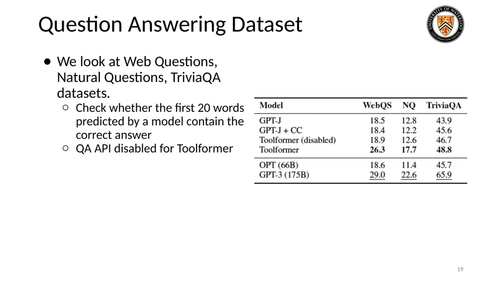 Lecture 21: LLM & Tool Augmentation Presenters: - slide 19 of 104