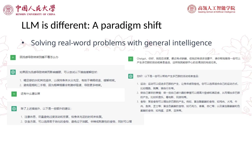 Large Language Models and Applications GPT-4 just - slide 16 of 40