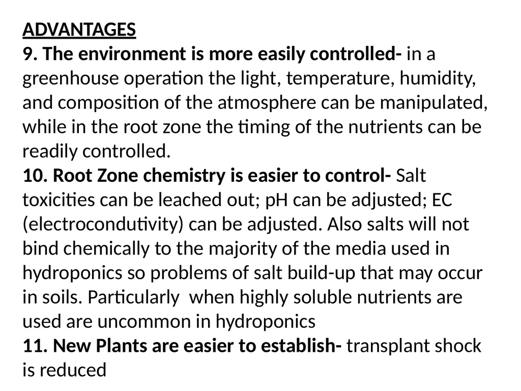 Hydroponics Unit 1: Introduction Hydroponics Unit - slide 15 of 19