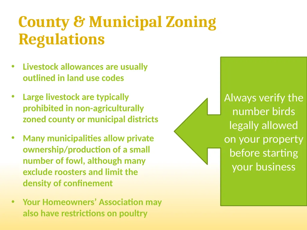 Small-Scale Livestock Production Raising Poultry - slide 38 of 43
