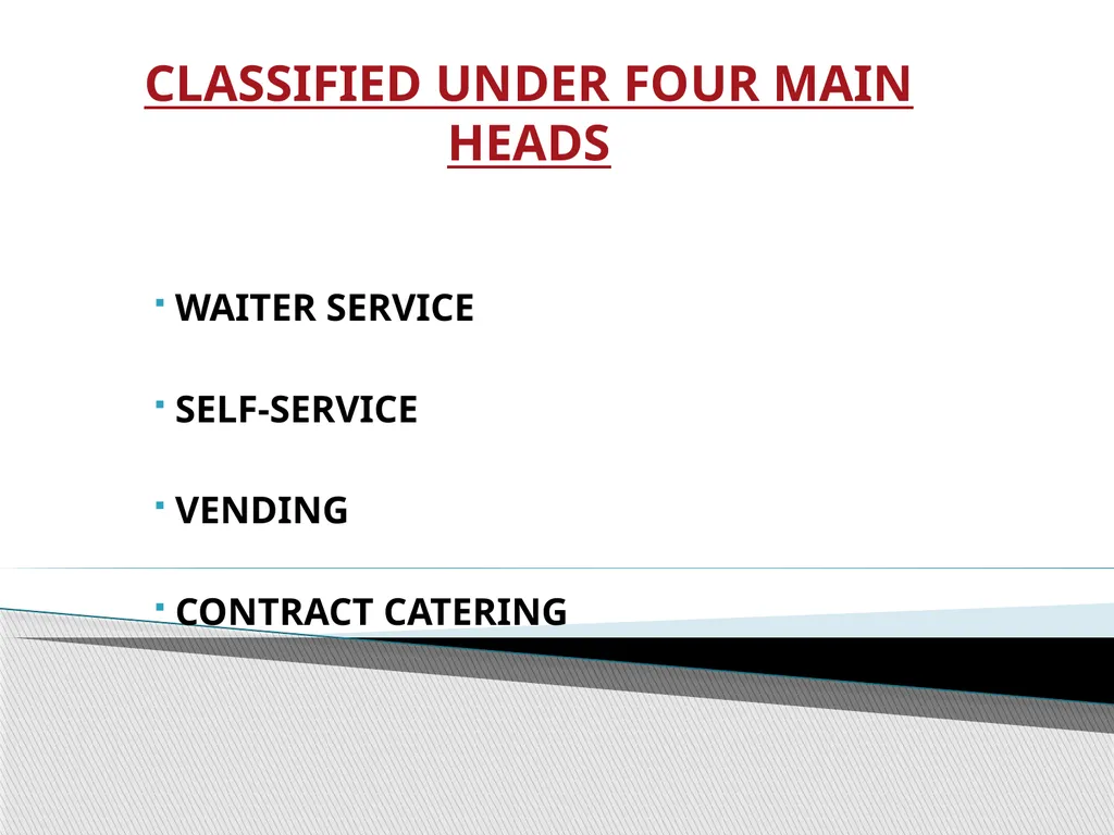 INSTITUTIONAL FOOD SERVICE MANAGEMENT Aamena Zaidi - slide 3 of 19