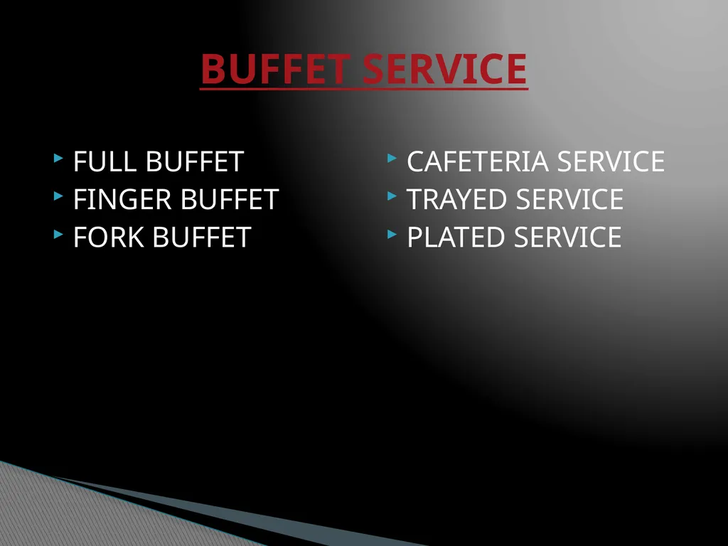 INSTITUTIONAL FOOD SERVICE MANAGEMENT Aamena Zaidi - slide 12 of 19