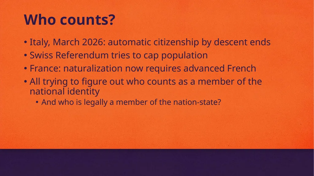 POSC 3710: European Politics 9/9/2026: A Europe of - slide 6 of 32
