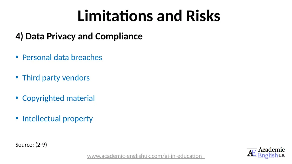 AI in Higher Education Opportunities, Risks and - slide 13 of 23