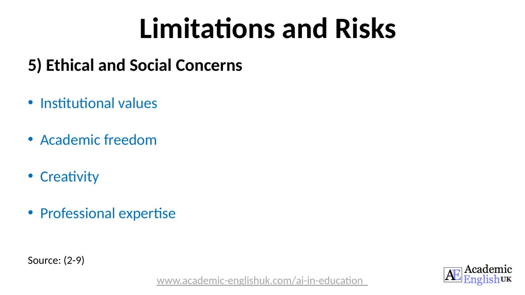 AI in Higher Education Opportunities, Risks and - slide 14 of 23