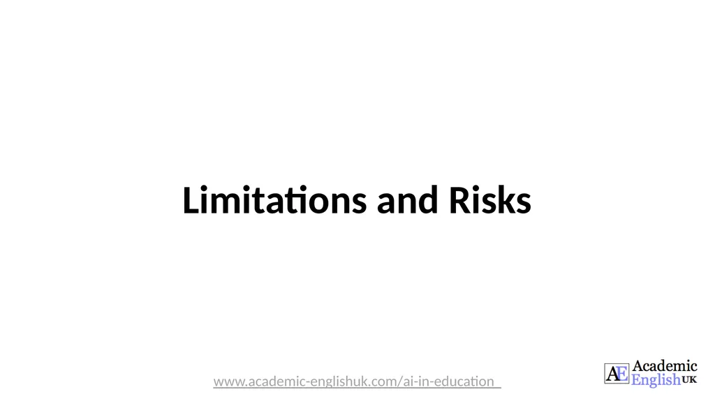 AI in Higher Education Opportunities, Risks and - slide 9 of 23
