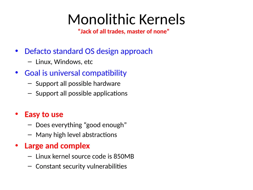 CS 2510 Graduate Operating Systems Jack Lange - slide 14 of 24