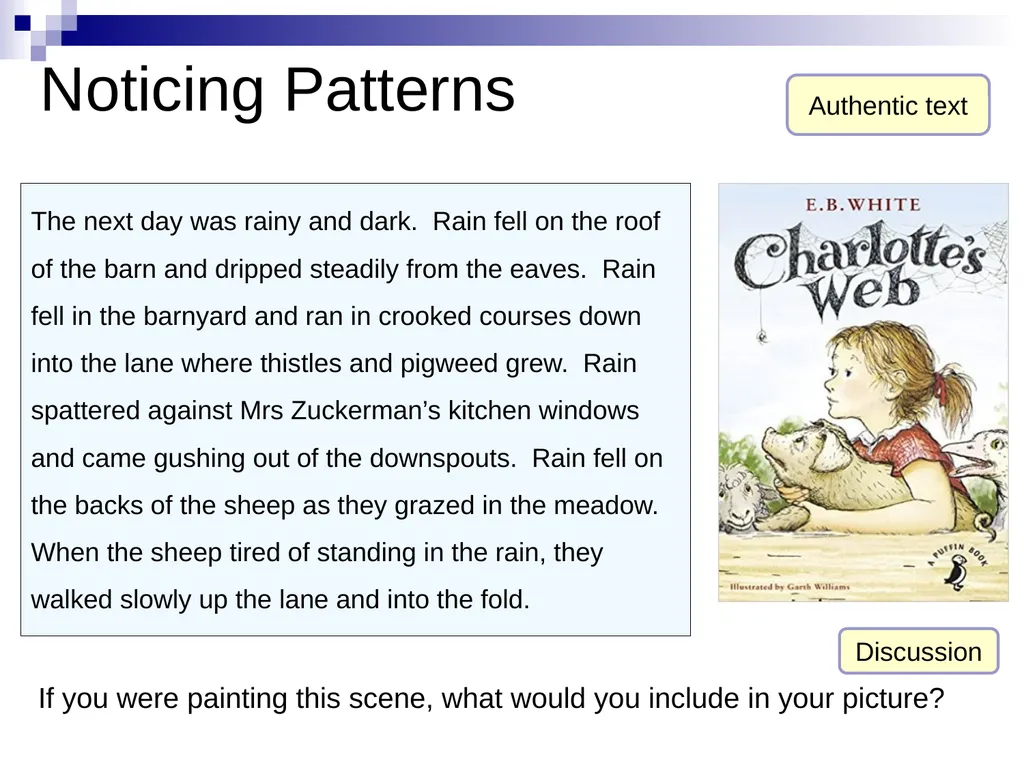 Using prepositional phrases to establish setting - slide 4 of 6
