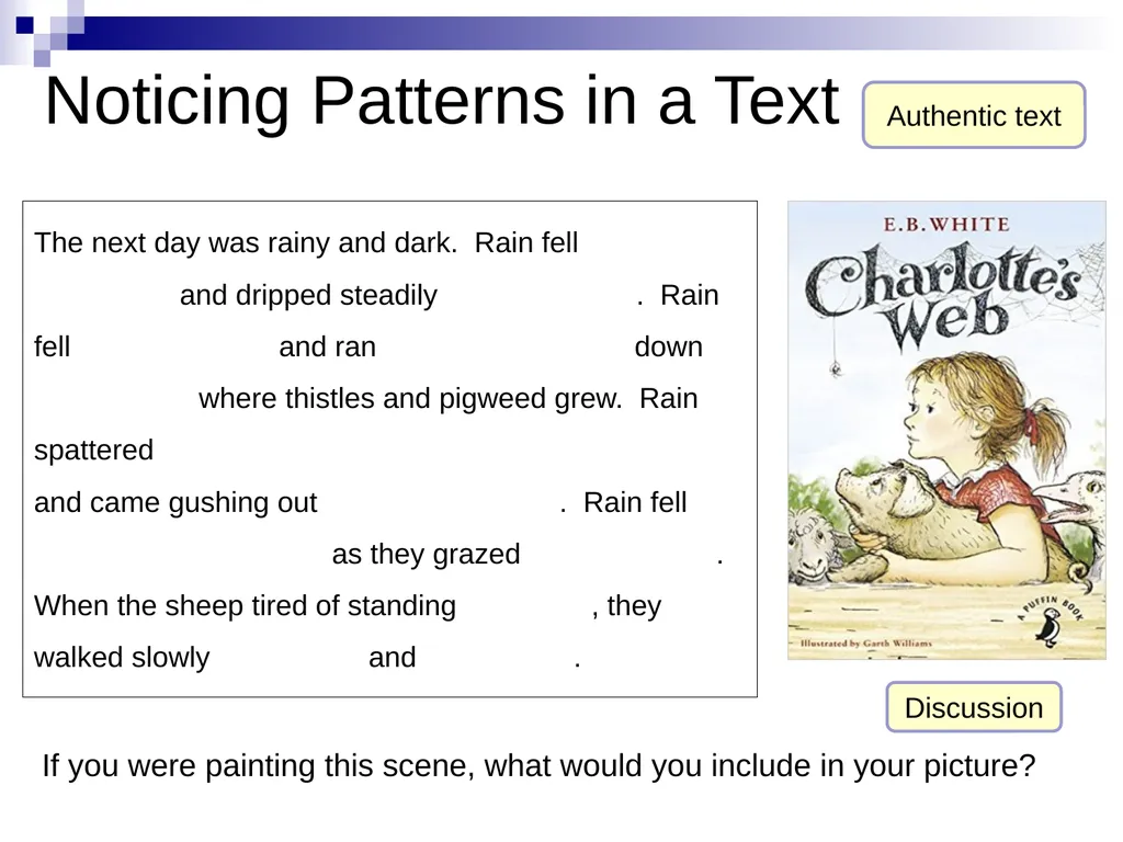 Using prepositional phrases to establish setting - slide 3 of 6