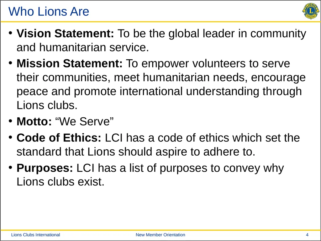 New Member Orientation [Insert Club Name Here] New - slide 4 of 29