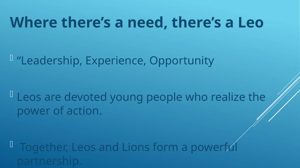 2025 district 24 l Leo Orientation and officer - slide 2 of 32