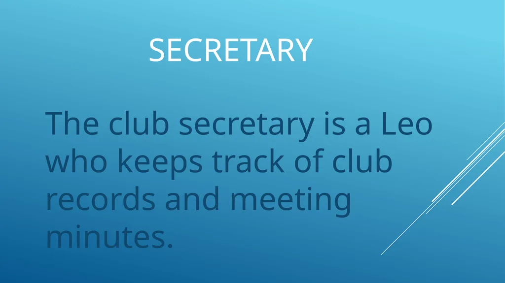 2025 district 24 l Leo Orientation and officer - slide 21 of 32