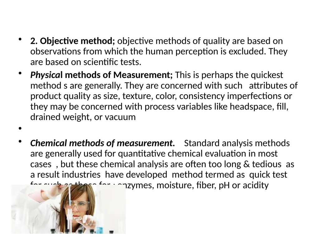 Basic Quality Criteria in Food Control Food - slide 32 of 33