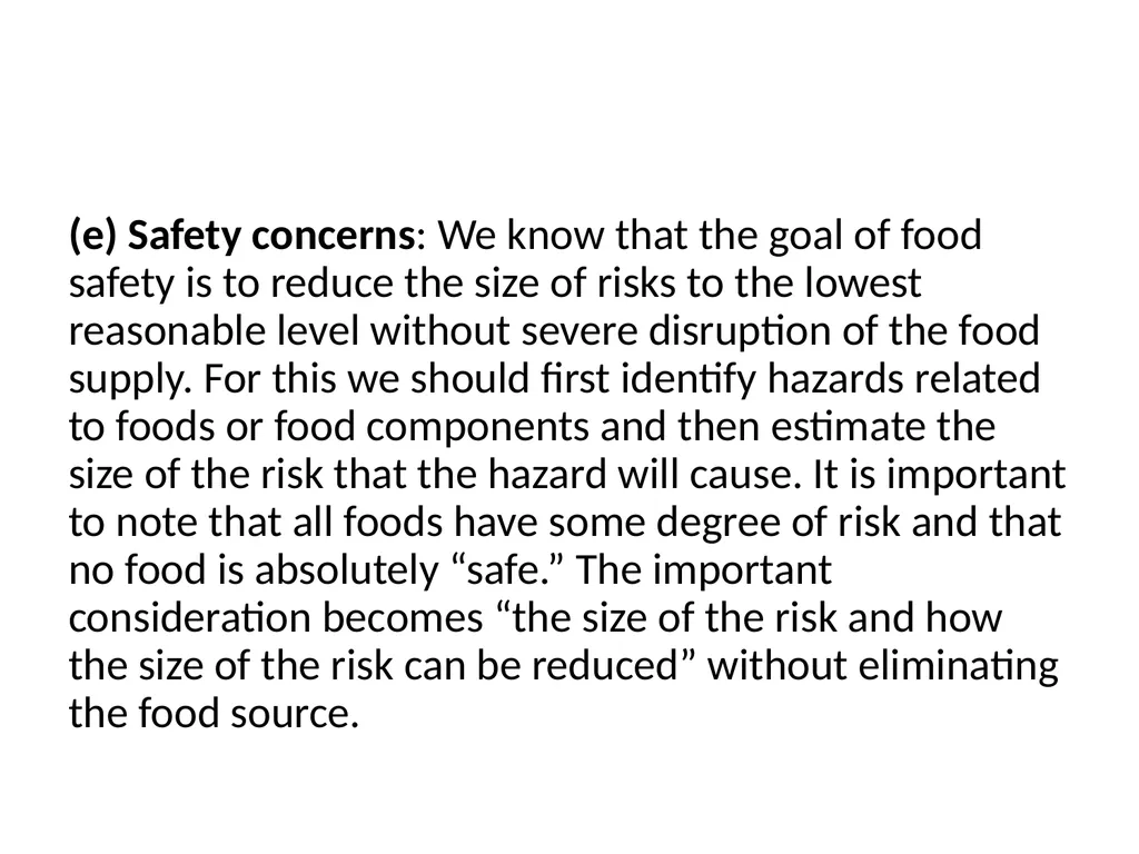 Basic Quality Criteria in Food Control Food - slide 18 of 33