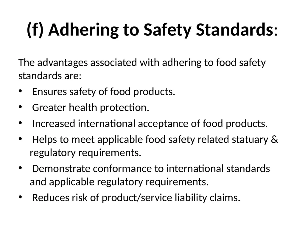 Basic Quality Criteria in Food Control Food - slide 20 of 33