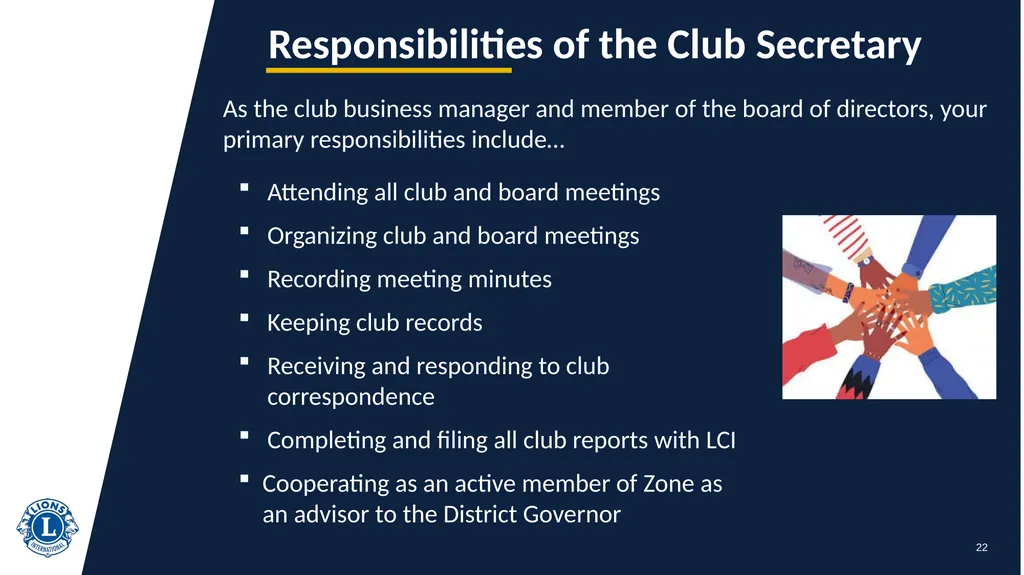 “Empowering Vision and Innovation” Roles and - slide 22 of 62