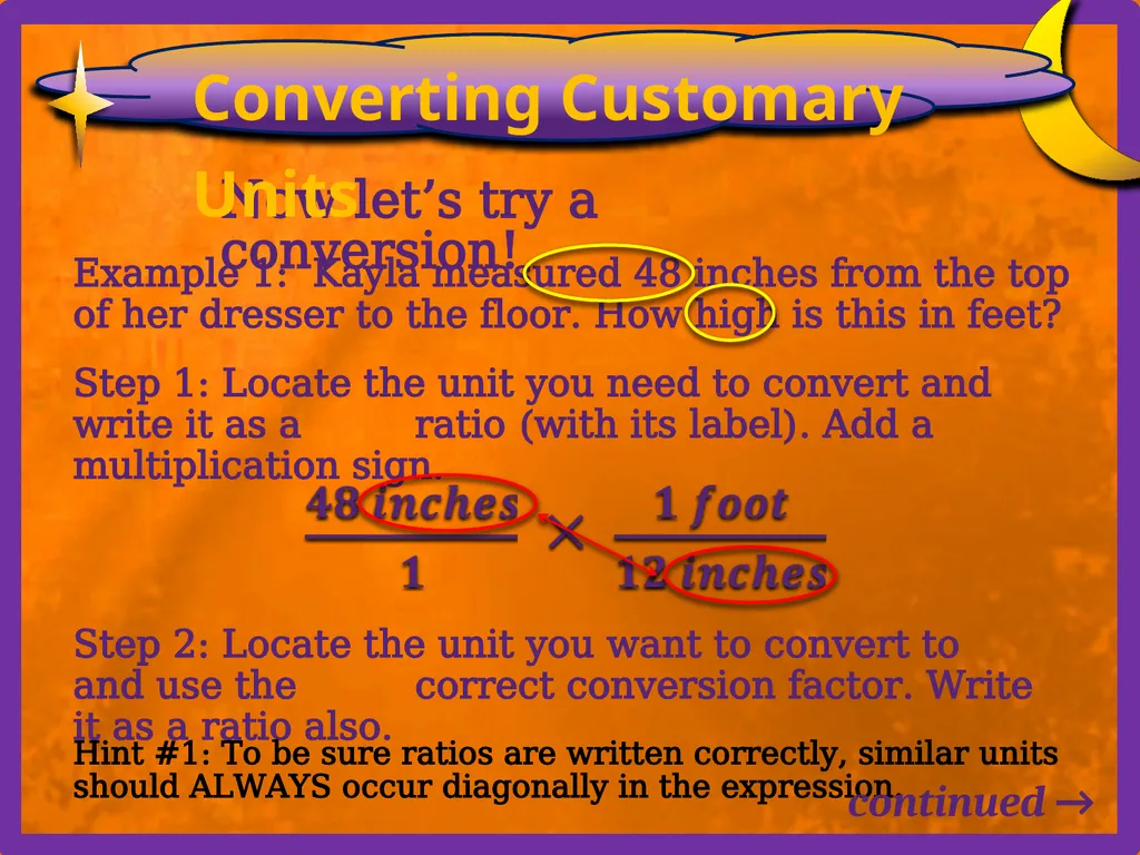 Made Easy Created by: Mike’s Math Mall Converting - slide 10 of 29