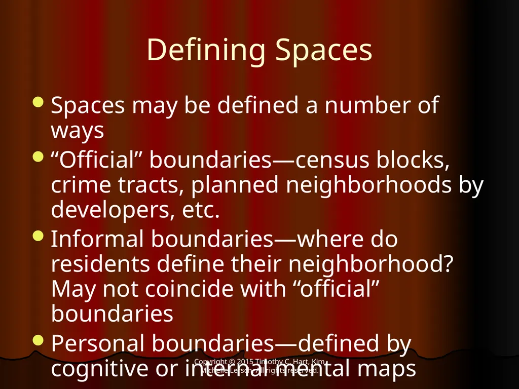 Space, Time, and Crime FOURTH EDITION Hart & - slide 8 of 11