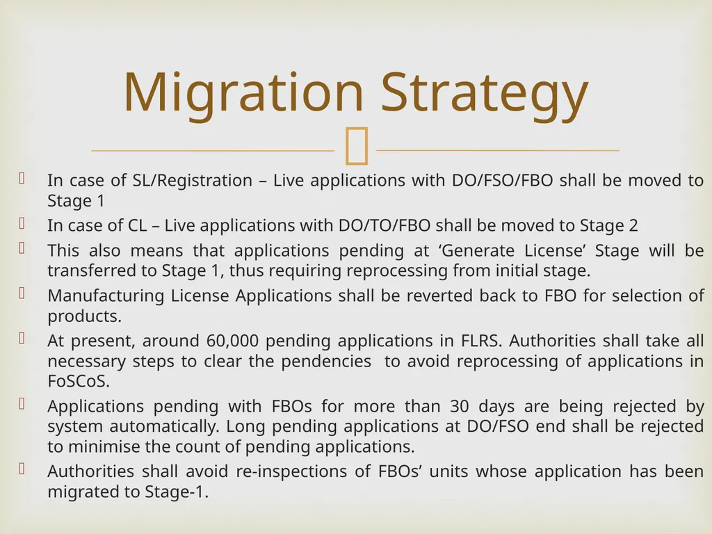 Food Safety Compliance System (FoSCoS) Major - slide 13 of 17