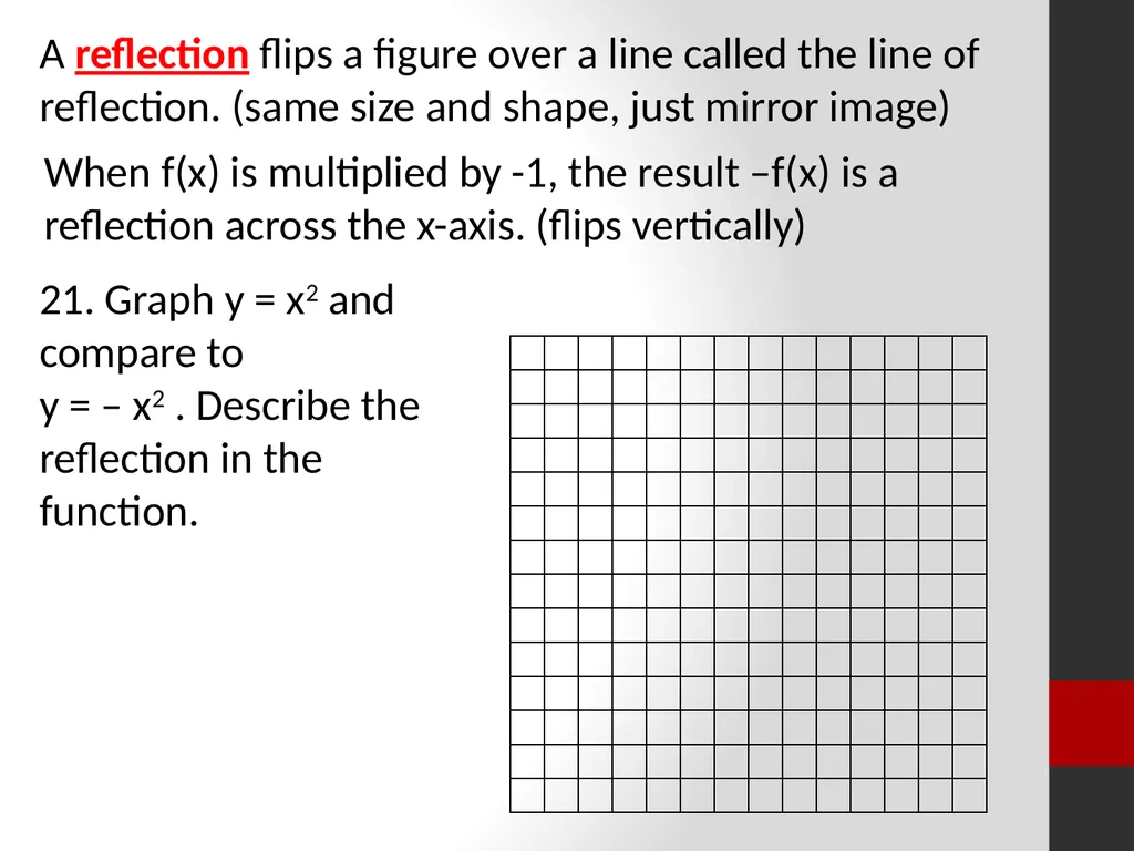 Identify the type of function represented by the - slide 8 of 11