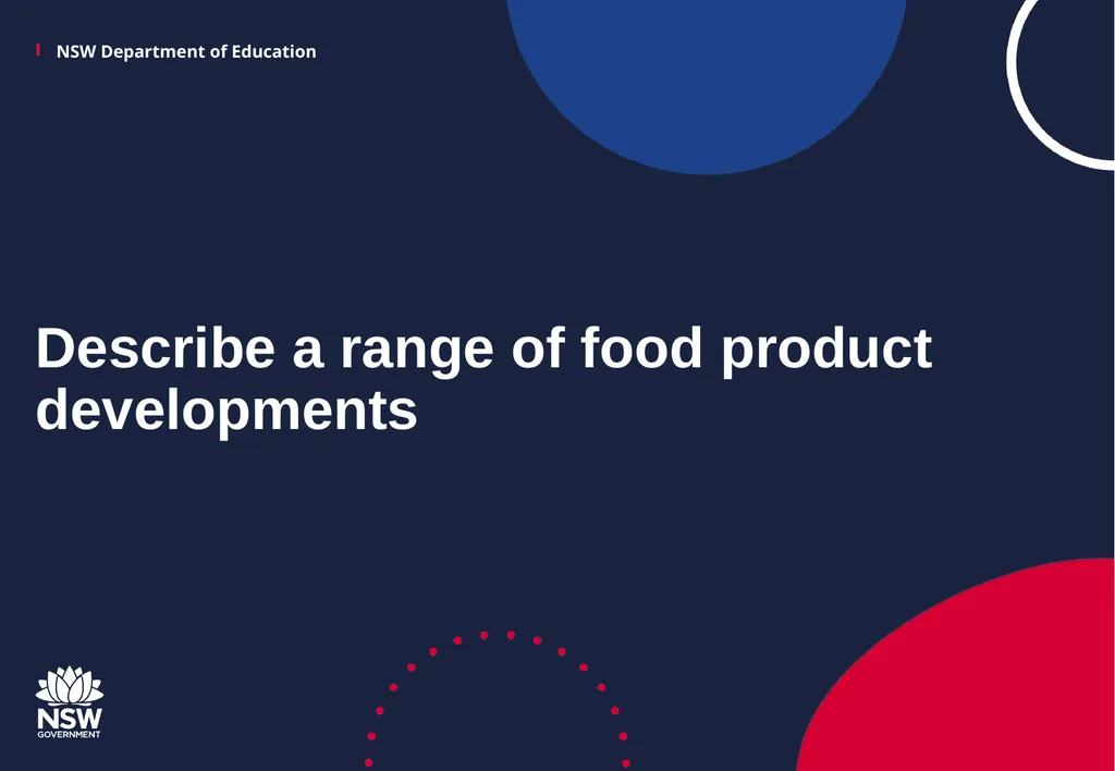 Food product development presentation 1 An - slide 3 of 13