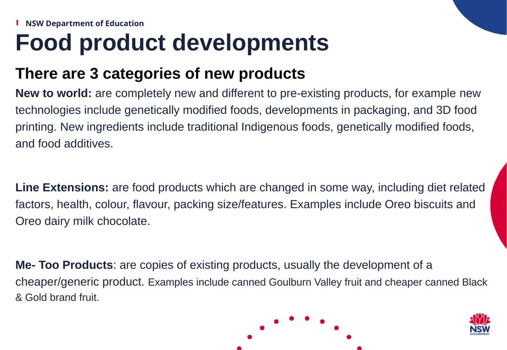 Food product development presentation 1 An - slide 4 of 13