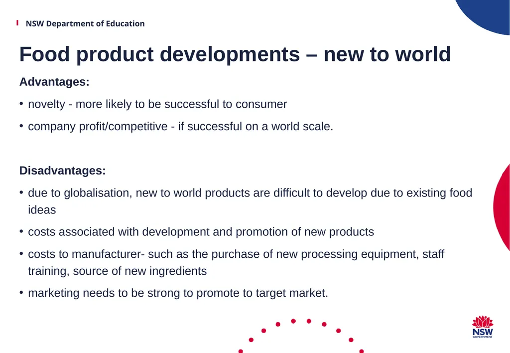 Food product development presentation 1 An - slide 5 of 13