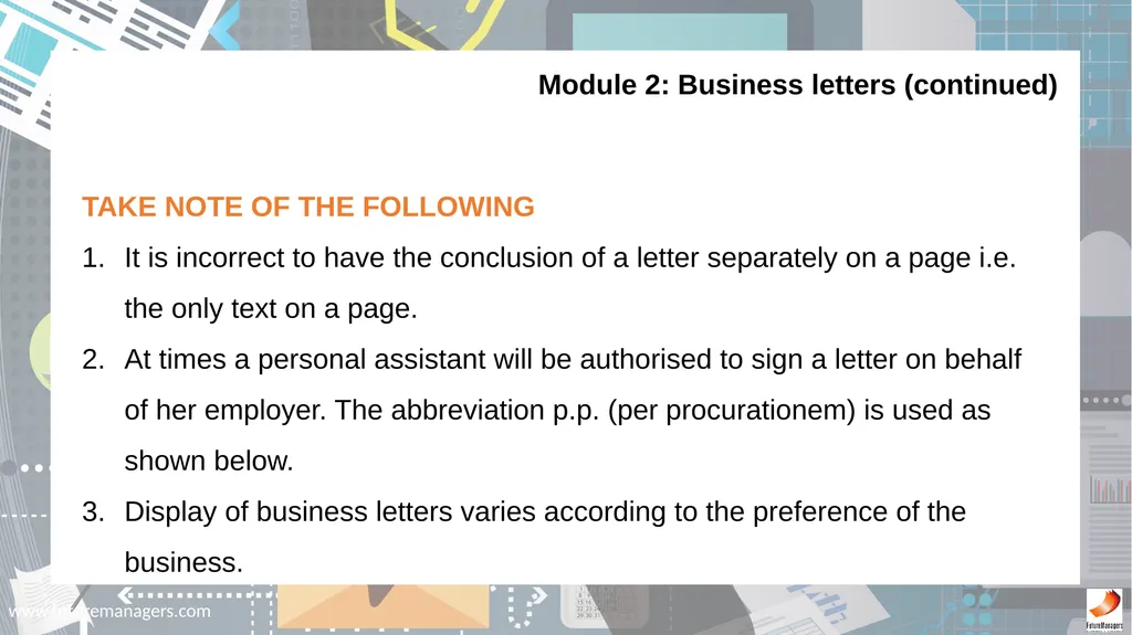 Information Processing N6 www.futuremanagers.com - slide 13 of 31