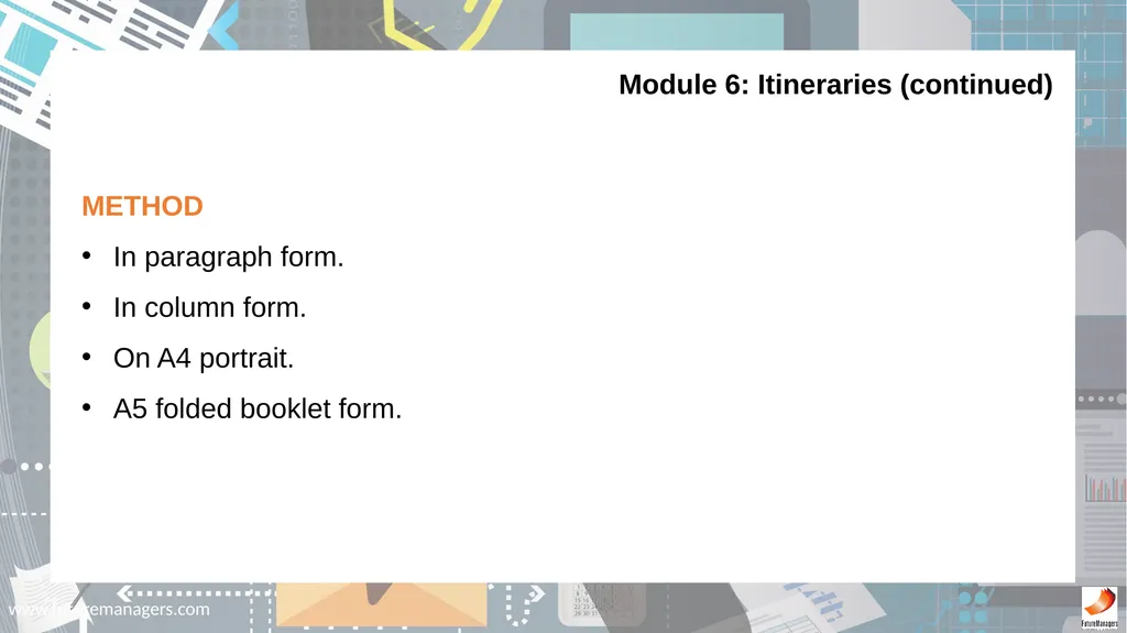 Information Processing N6 www.futuremanagers.com - slide 21 of 31