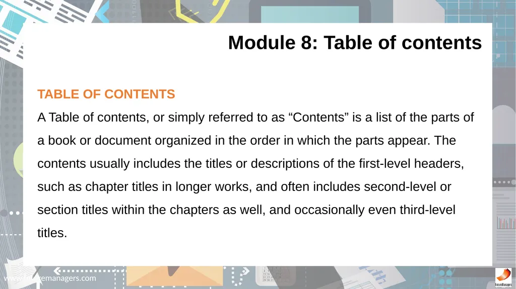 Information Processing N6 www.futuremanagers.com - slide 24 of 31