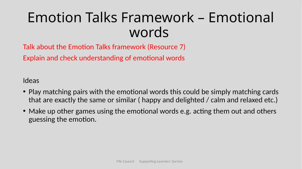 Emotional Understanding and Regulation Featuring - slide 26 of 71