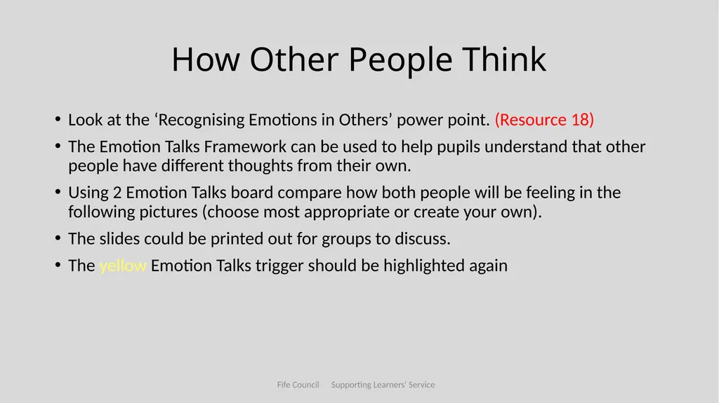Emotional Understanding and Regulation Featuring - slide 46 of 71